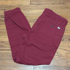 Levi's Chino Joggers, burgundy